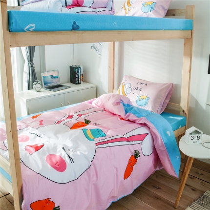 91家纺网 家纺一手货源 找家纺 全棉卡通三件套全棉大版卡通三件套卡通全棉三件套卡通学生三件套