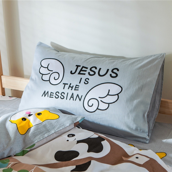 91家纺网 家纺一手货源 找家纺 涵宸家纺 全棉平网大版三件套系列 抱抱熊