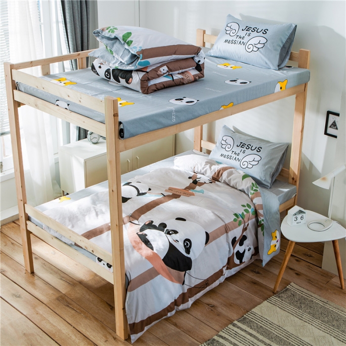 91家纺网 家纺一手货源 找家纺 涵宸家纺 全棉平网大版三件套系列 抱抱熊