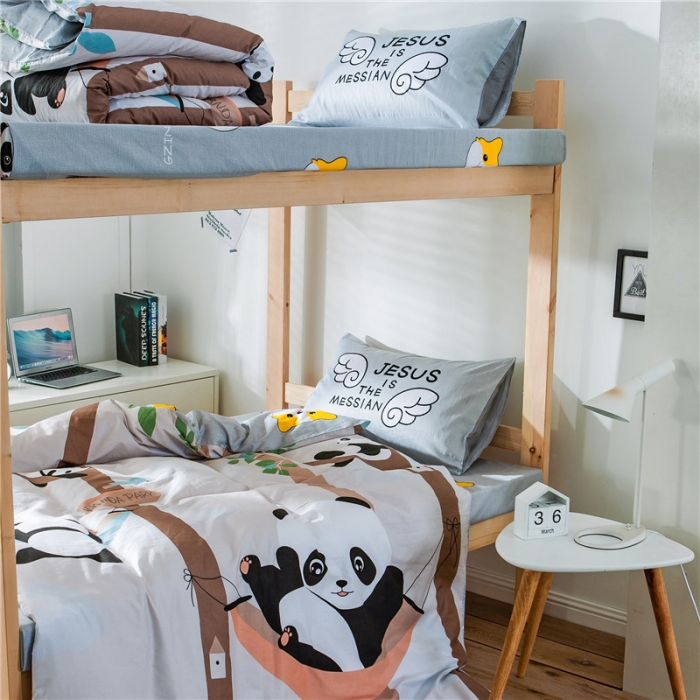 91家纺网 家纺一手货源 找家纺 涵宸家纺 全棉平网大版三件套系列 抱抱熊