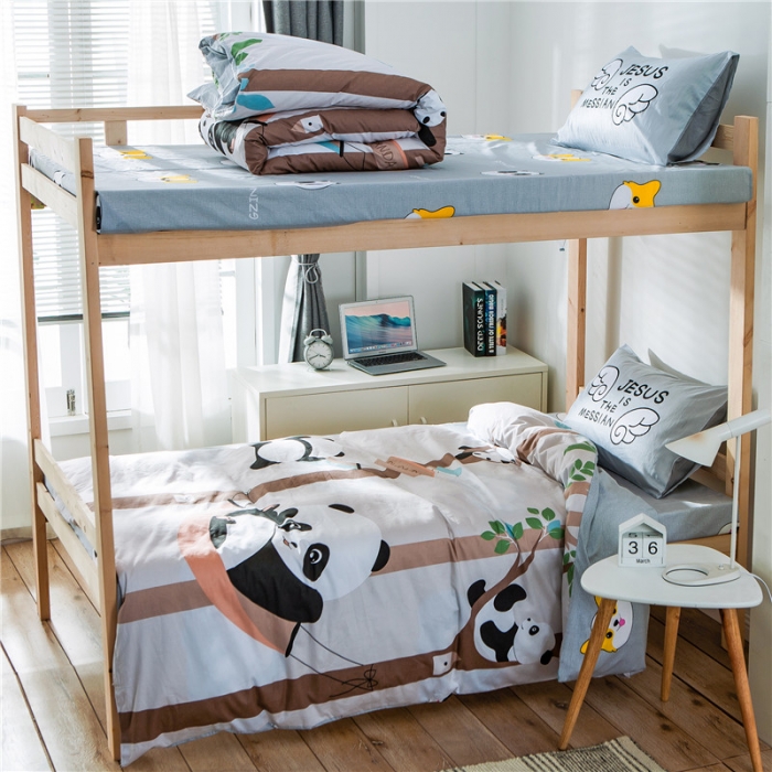 91家纺网 家纺一手货源 找家纺 涵宸家纺 全棉平网大版三件套系列 抱抱熊