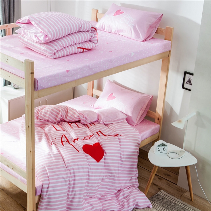 91家纺网 家纺一手货源 找家纺 涵宸家纺 全棉平网大版三件套系列 比心