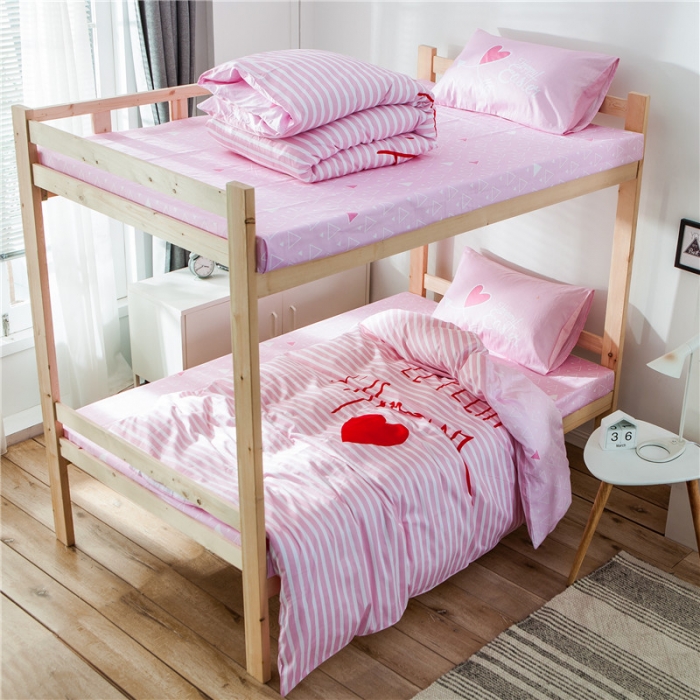 91家纺网 家纺一手货源 找家纺 涵宸家纺 全棉平网大版三件套系列 比心