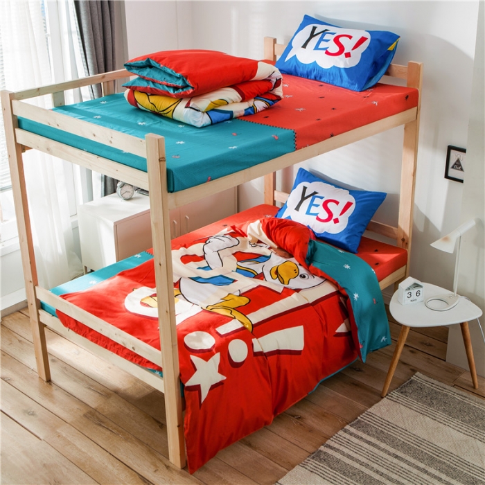 91家纺网 家纺一手货源 找家纺 涵宸家纺 全棉平网大版三件套系列 探险记