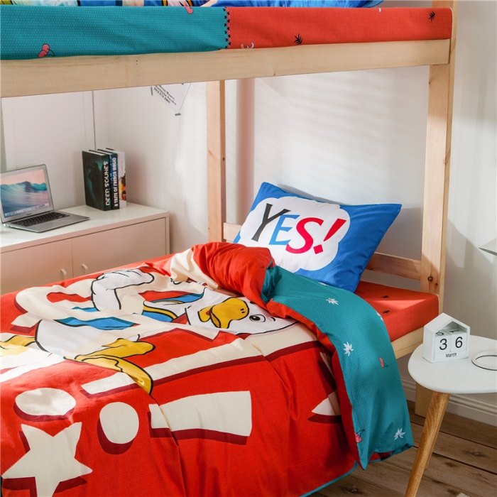 91家纺网 家纺一手货源 找家纺 涵宸家纺 全棉平网大版三件套系列 探险记