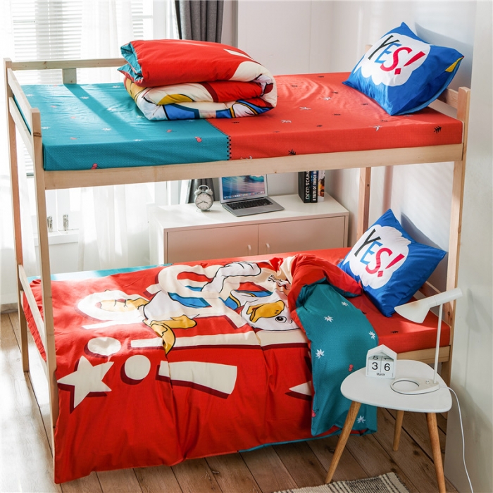 91家纺网 家纺一手货源 找家纺 涵宸家纺 全棉平网大版三件套系列 探险记