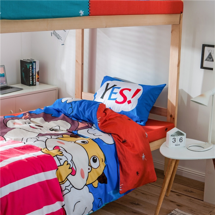 91家纺网 家纺一手货源 找家纺 涵宸家纺 全棉平网大版三件套系列 童真