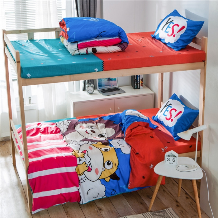 91家纺网 家纺一手货源 找家纺 涵宸家纺 全棉平网大版三件套系列 童真