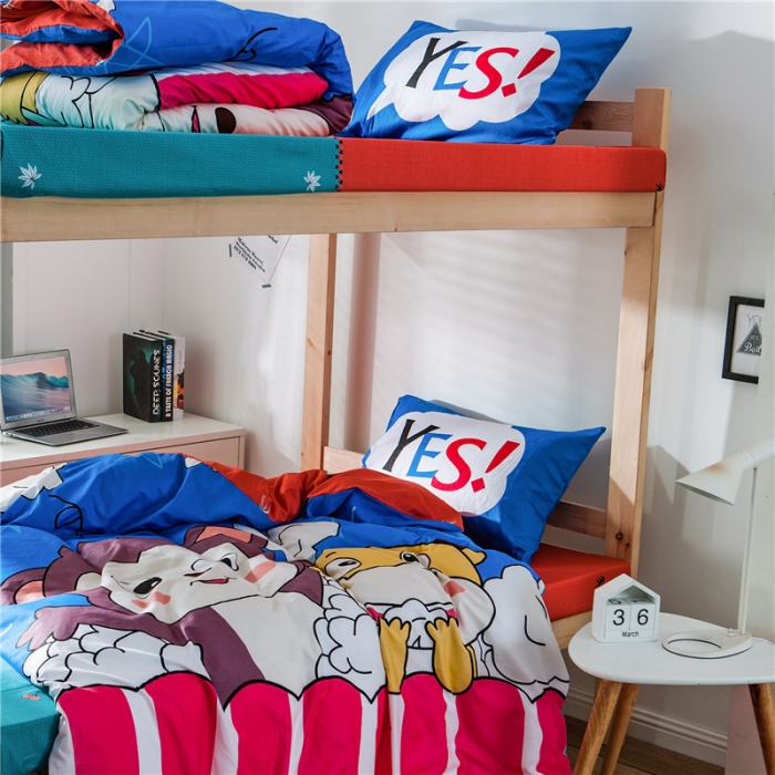 91家纺网 家纺一手货源 找家纺 涵宸家纺 全棉平网大版三件套系列 童真