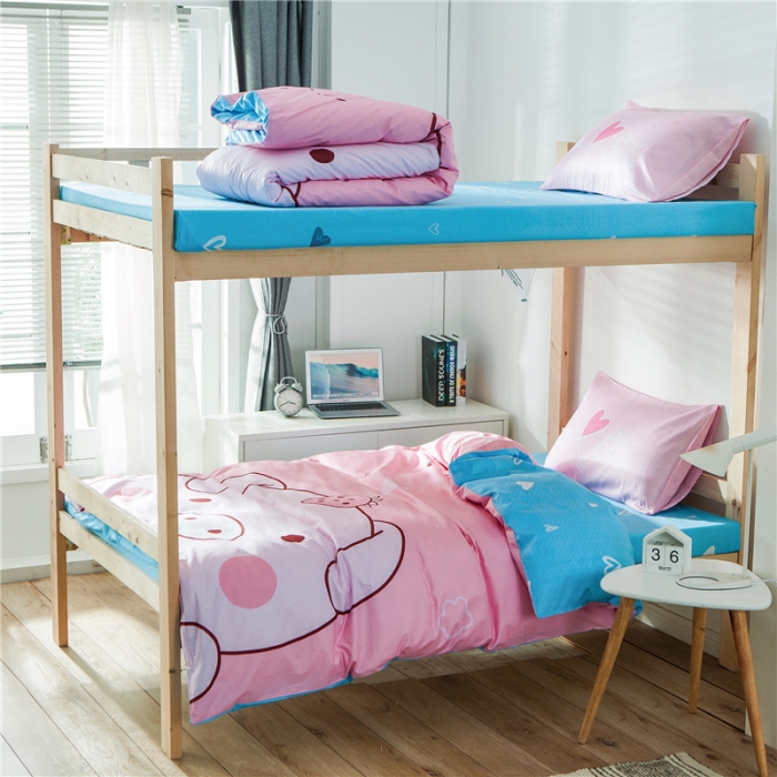 91家纺网 家纺一手货源 找家纺 涵宸家纺 全棉平网大版三件套系列 baby猪