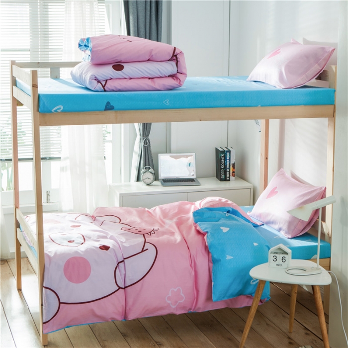 91家纺网 家纺一手货源 找家纺 涵宸家纺 全棉平网大版三件套系列 baby猪