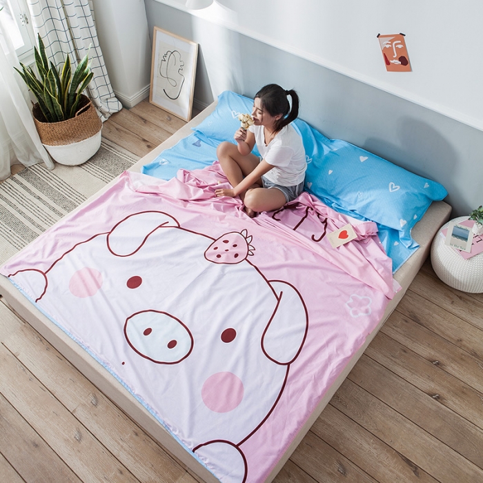 91家纺网 家纺一手货源 找家纺 涵宸家纺 全棉睡袋纯棉大版睡袋纯棉睡袋卡通睡袋全棉卡通睡袋