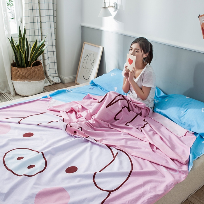 91家纺网 家纺一手货源 找家纺 涵宸家纺 全棉睡袋纯棉大版睡袋纯棉睡袋卡通睡袋全棉卡通睡袋