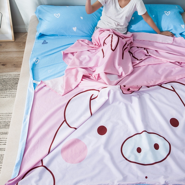 91家纺网 家纺一手货源 找家纺 涵宸家纺 全棉睡袋纯棉大版睡袋纯棉睡袋卡通睡袋全棉卡通睡袋