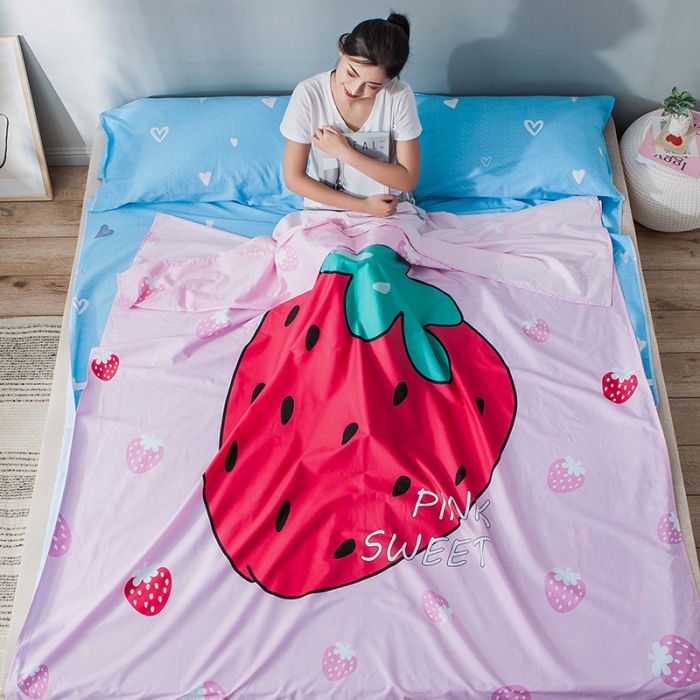 91家纺网 家纺一手货源 找家纺 涵宸家纺 全棉睡袋纯棉大版睡袋纯棉睡袋卡通睡袋全棉卡通睡袋