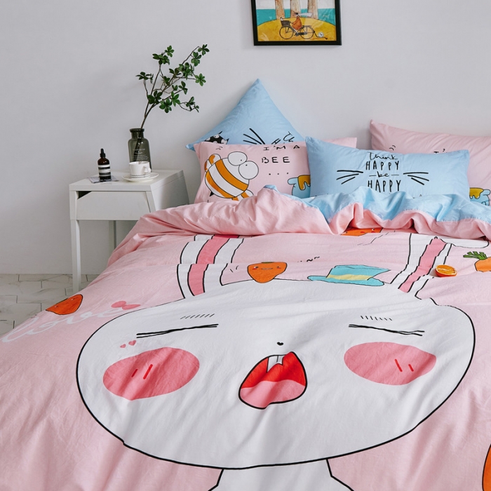 91家纺网 家纺一手货源 找家纺 （总）涵宸 新款大版全棉平网多规格四件套