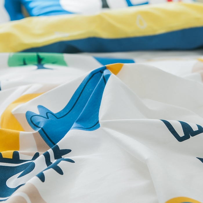 91家纺网 家纺一手货源 找家纺 加厚全棉刺绣四件套全棉卡通四件套大版四件套全棉三件套儿童 积木