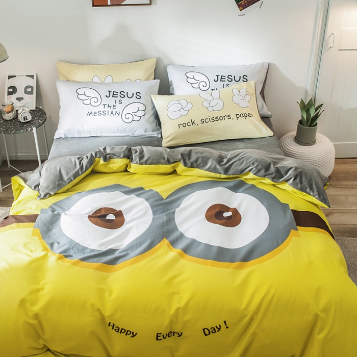 91家纺网 家纺一手货源 找家纺 （总）涵宸 chen新款绒-A棉大版B绒四件套