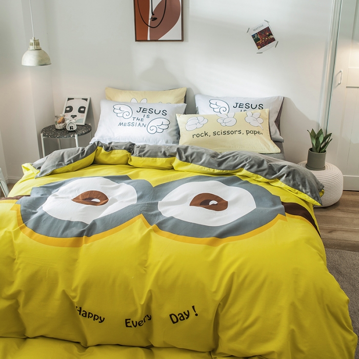 91家纺网 家纺一手货源 找家纺 （总）涵宸 chen新款绒-A棉大版B绒四件套