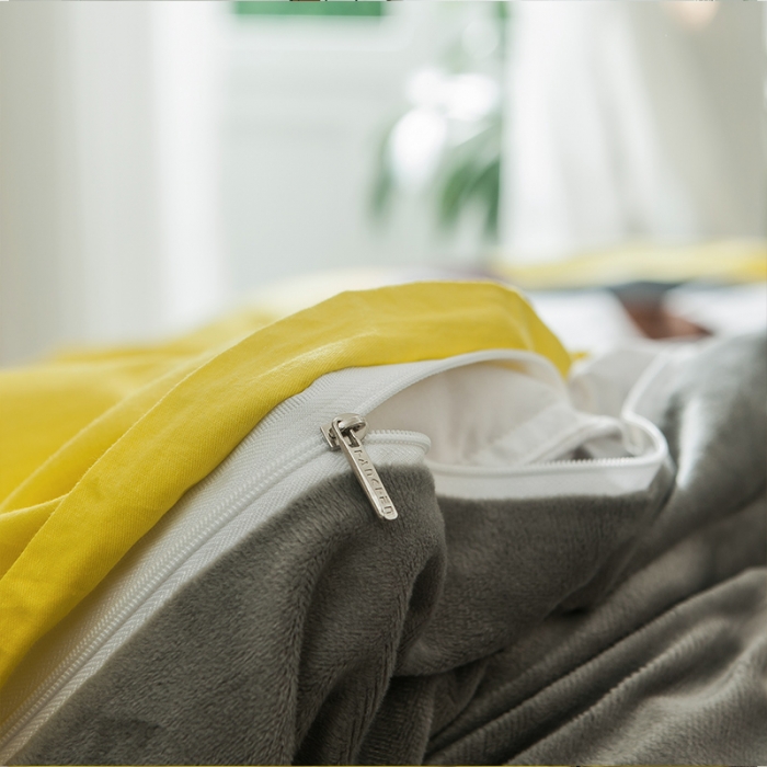 91家纺网 家纺一手货源 找家纺 （总）涵宸 chen新款绒-A棉大版B绒四件套