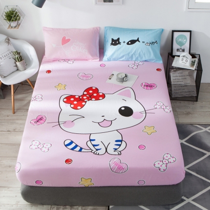 91家纺网 家纺一手货源 找家纺 （总）涵宸全棉大版床笠纯棉床笠卡通儿童学生床笠单床笠单品床笠