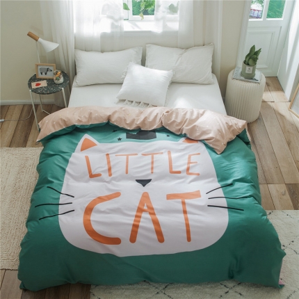 91家纺网 家纺一手货源 找家纺 总单品大版全棉被套纯棉卡通被套儿童被套四件套学生被套单被套