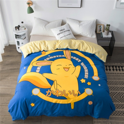 91家纺网 家纺一手货源 找家纺 总单品大版全棉被套纯棉卡通被套儿童被套四件套学生被套单被套