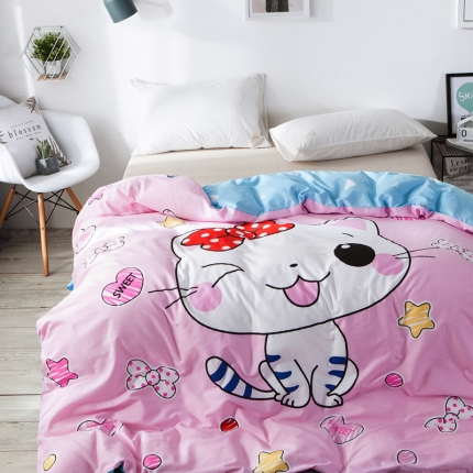 91家纺网 家纺一手货源 找家纺 总单品大版全棉被套纯棉卡通被套儿童被套四件套学生被套单被套