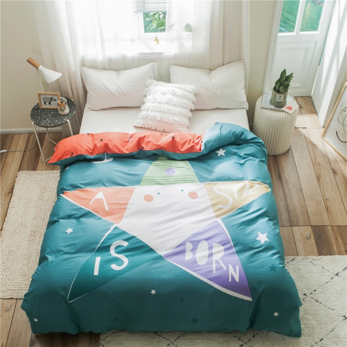 91家纺网 家纺一手货源 找家纺 总单品大版全棉被套纯棉卡通被套儿童被套四件套学生被套单被套