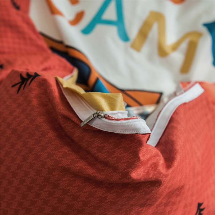 91家纺网 家纺一手货源 找家纺 加厚全棉刺绣四件套卡通四件套大版四件套全棉三件套儿童 恐龙游记