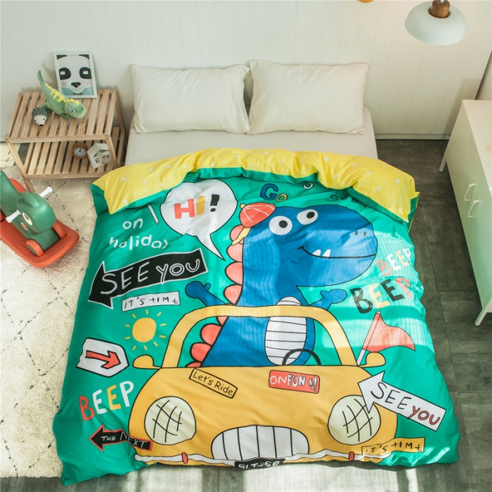 91家纺网 家纺一手货源 找家纺 单品大版全棉被套纯棉被套卡通被套儿童被套四件套学生被套单被套