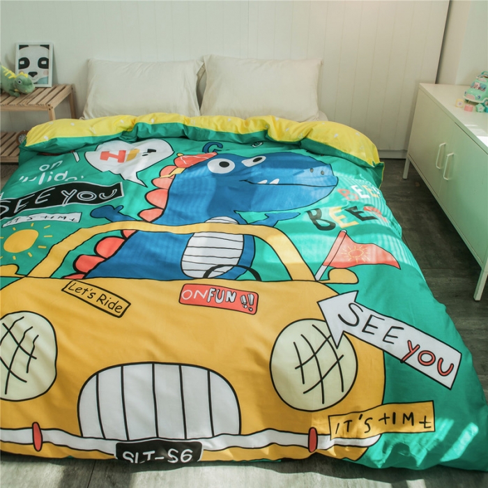 91家纺网 家纺一手货源 找家纺 单品大版全棉被套纯棉被套卡通被套儿童被套四件套学生被套单被套