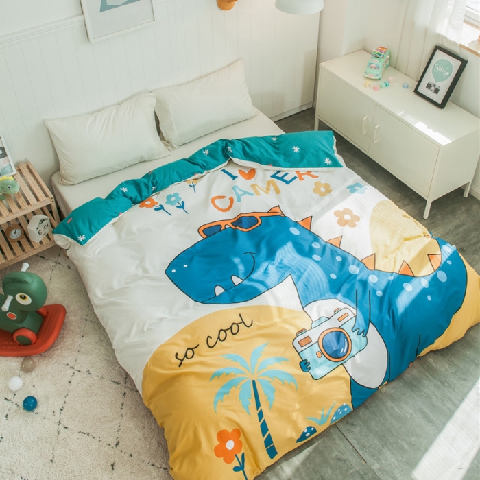 91家纺网 家纺一手货源 找家纺 单品大版全棉被套纯棉被套卡通被套儿童被套四件套学生被套单被套