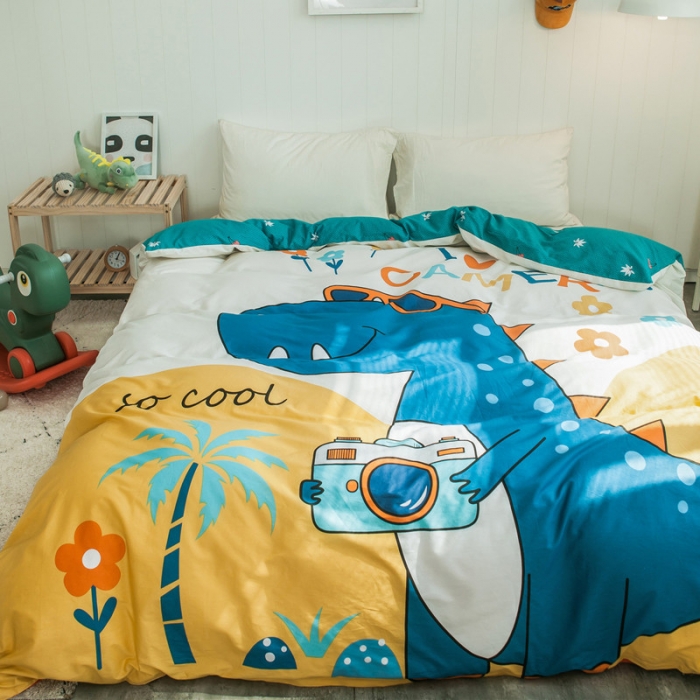 91家纺网 家纺一手货源 找家纺 单品大版全棉被套纯棉被套卡通被套儿童被套四件套学生被套单被套