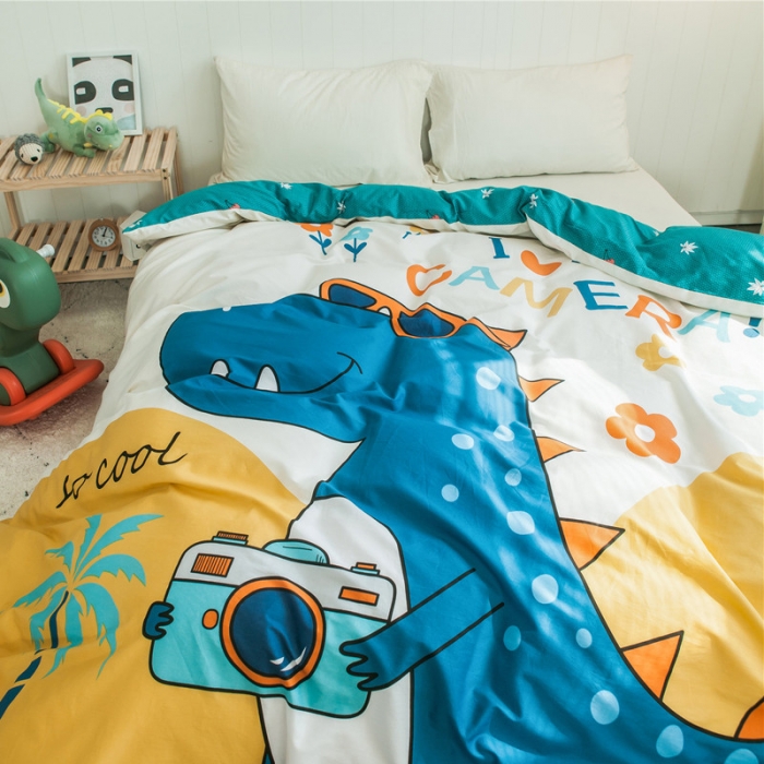 91家纺网 家纺一手货源 找家纺 单品大版全棉被套纯棉被套卡通被套儿童被套四件套学生被套单被套