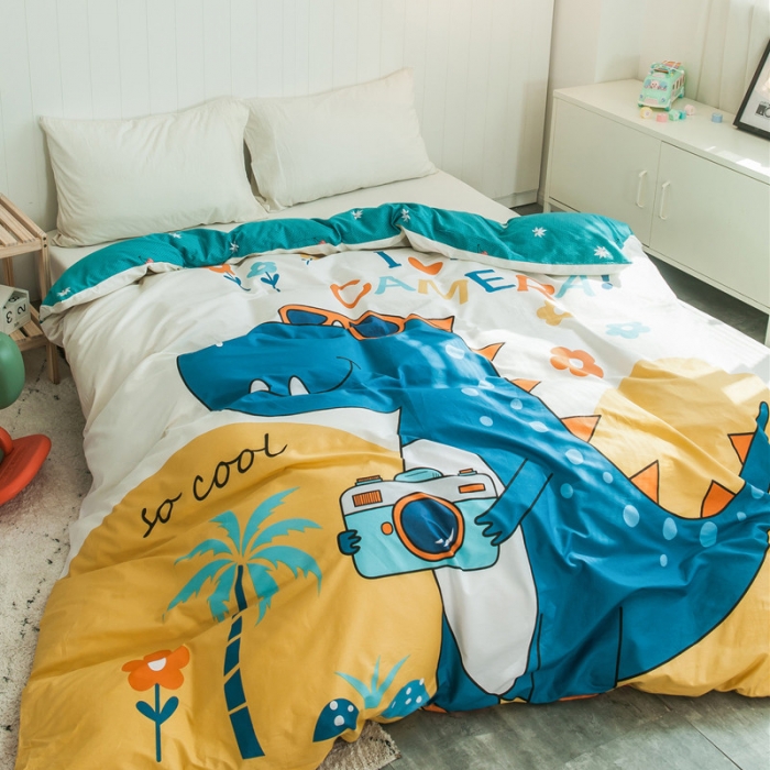 91家纺网 家纺一手货源 找家纺 单品大版全棉被套纯棉被套卡通被套儿童被套四件套学生被套单被套