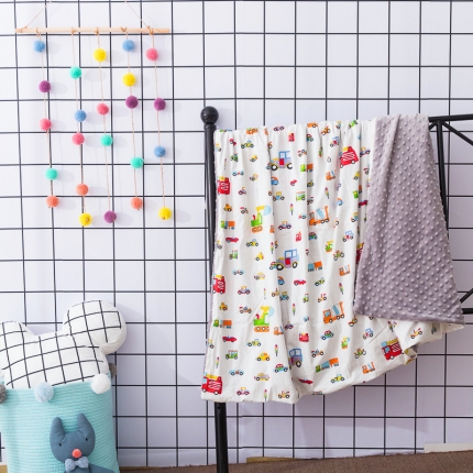 91家纺网 家纺一手货源 找家纺 （总）十九色家纺2019新款婴幼儿豆豆绒法莱绒水晶绒安抚毯被