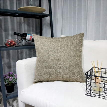 91家纺网 家纺一手货源 找家纺 （总）希诺家居 北欧现代简约纯色棉麻抱枕沙发办公室靠垫