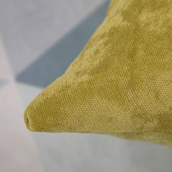 91家纺网 家纺一手货源 找家纺 希诺家居 中式简约雪尼尔拼接撞色沙发抱枕靠垫 绛雪春-绿色