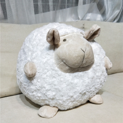 91家纺网 家纺一手货源 找家纺 （总）希诺家居 2018新款网红创意绵羊公仔抱枕韩国原单同款