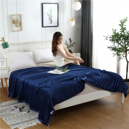 91家纺网 家纺一手货源 找家纺 （总）爱她美家纺 280g纯色金貂绒毛毯