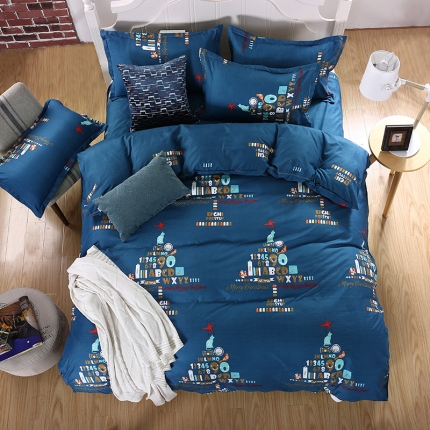 91家纺网 家纺一手货源 找家纺 （总）米粒家纺 2018新品芦荟棉四件套