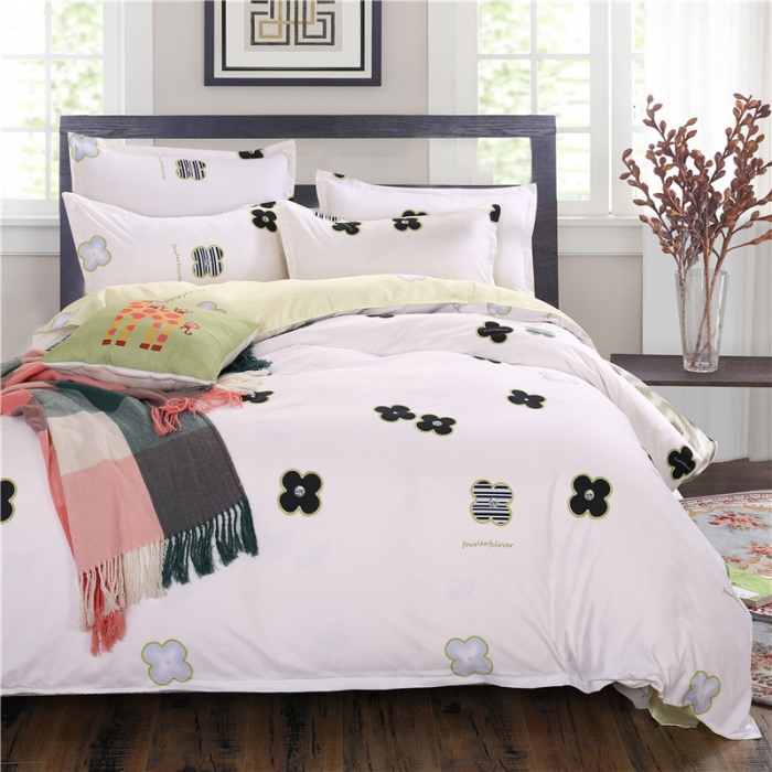 91家纺网 家纺一手货源 找家纺 （总）米粒家纺 2018新品芦荟棉四件套