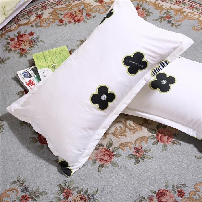 91家纺网 家纺一手货源 找家纺 米粒家纺 2018新品芦荟棉四件套爱兰德