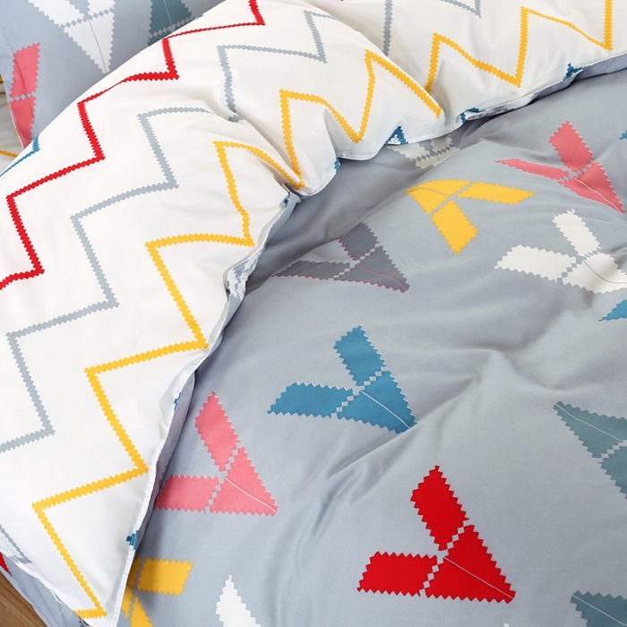 91家纺网 家纺一手货源 找家纺 米粒家纺 2018新品芦荟棉四件套安琪拉