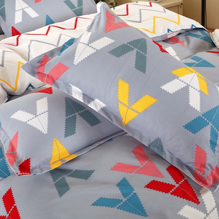 91家纺网 家纺一手货源 找家纺 米粒家纺 2018新品芦荟棉四件套安琪拉