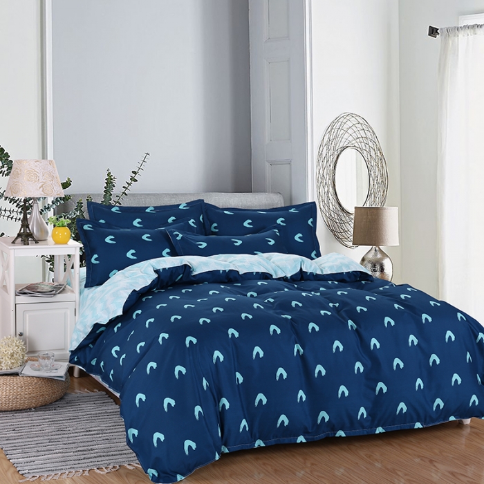 91家纺网 家纺一手货源 找家纺 米粒家纺 2018新品芦荟棉四件套点滴