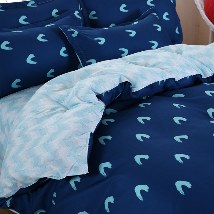 91家纺网 家纺一手货源 找家纺 米粒家纺 2018新品芦荟棉四件套点滴