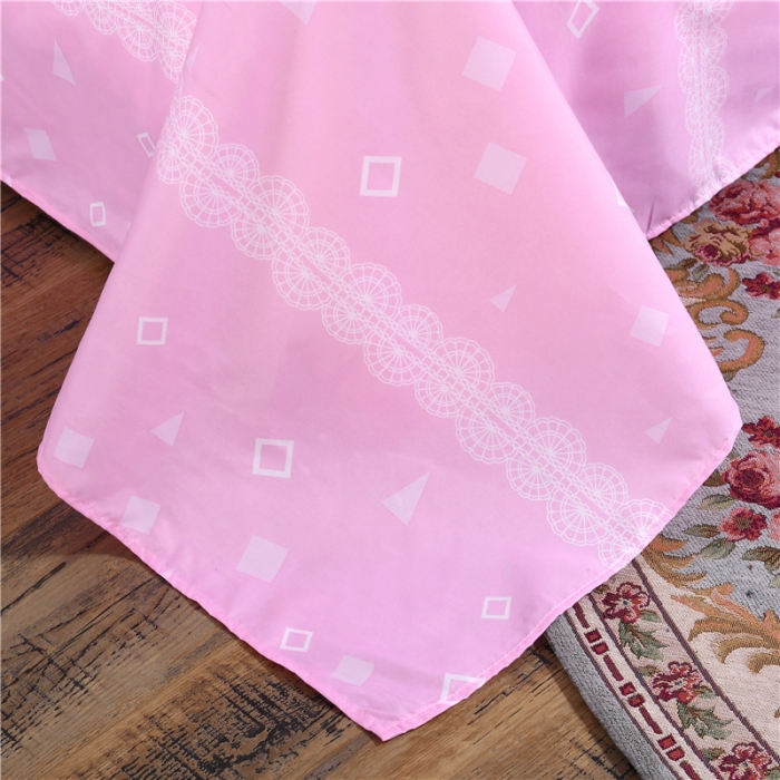 91家纺网 家纺一手货源 找家纺 米粒家纺 2018新品芦荟棉四件套好朋友