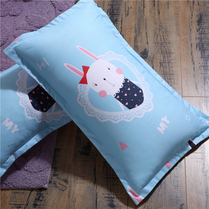 91家纺网 家纺一手货源 找家纺 米粒家纺 2018新品芦荟棉四件套好朋友